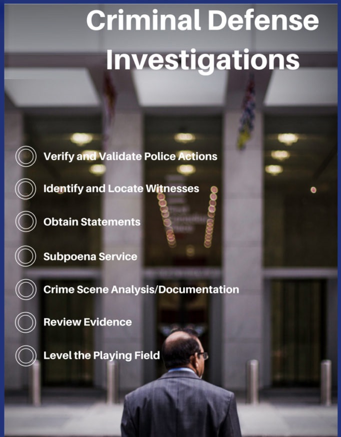 Criminal Defense Investigations